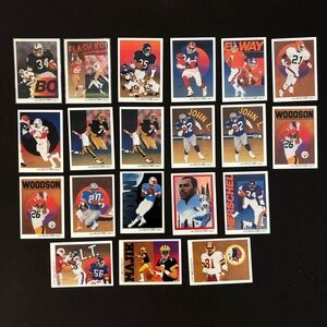 1991 Upper Deck Jerry Rice #86, Bo Jackson #93 Collectors Choice Football Cards